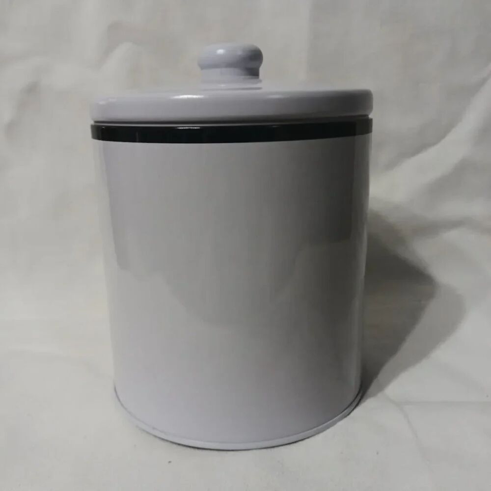 small coffee bar bin box metal canister storage container